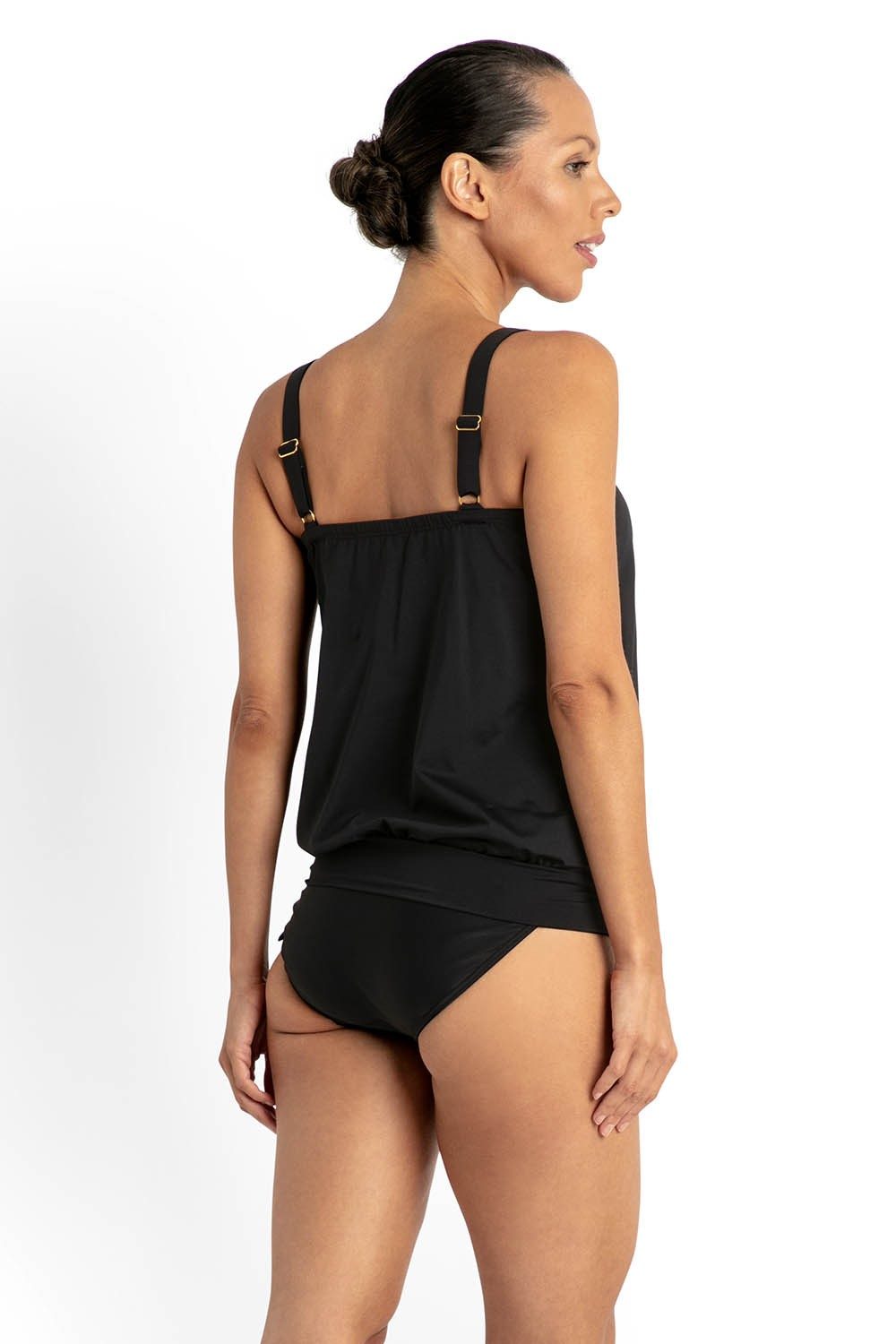 Raeni Bandeau Blouson Singlet-Black