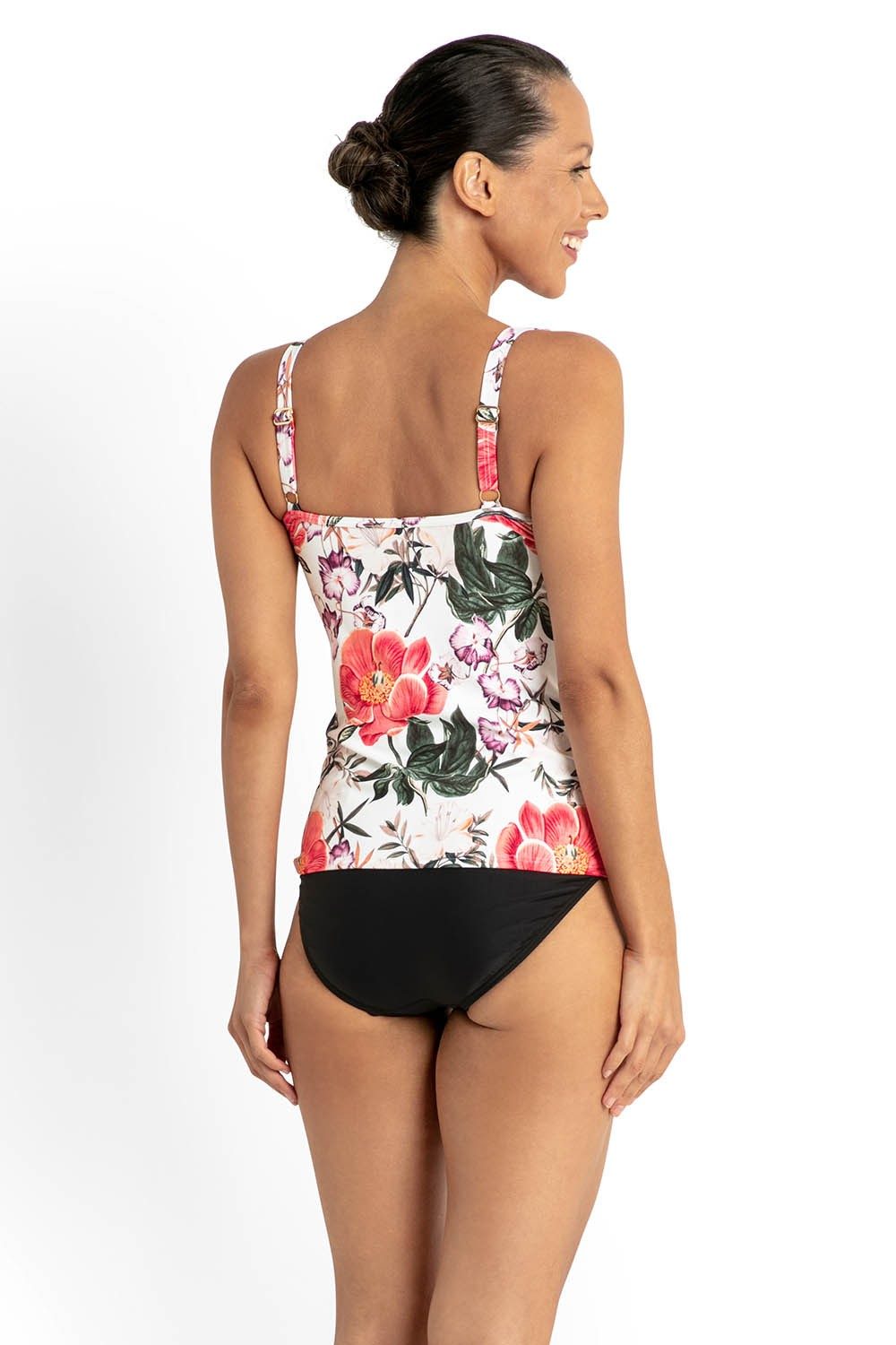 Paige Frill Crossover Singlet-White