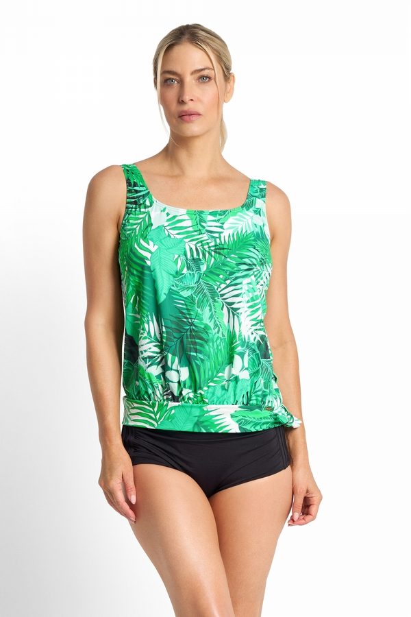 Keanu Scoop Neck Blouson Singlet