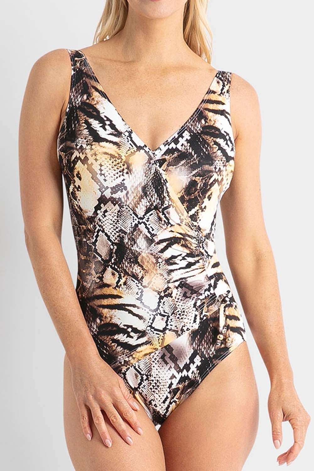 Sahara Gathered Surplice One Piece