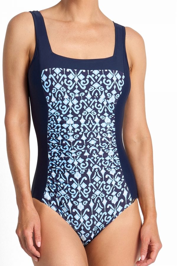 Jantzen Select Square Neck One Piece Navy