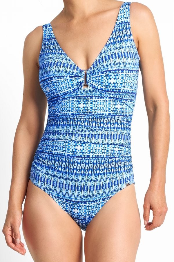 Portugal Buckle Ruched One Piece