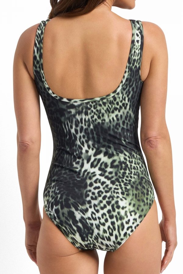 Mood Mesh High Neck One Piece