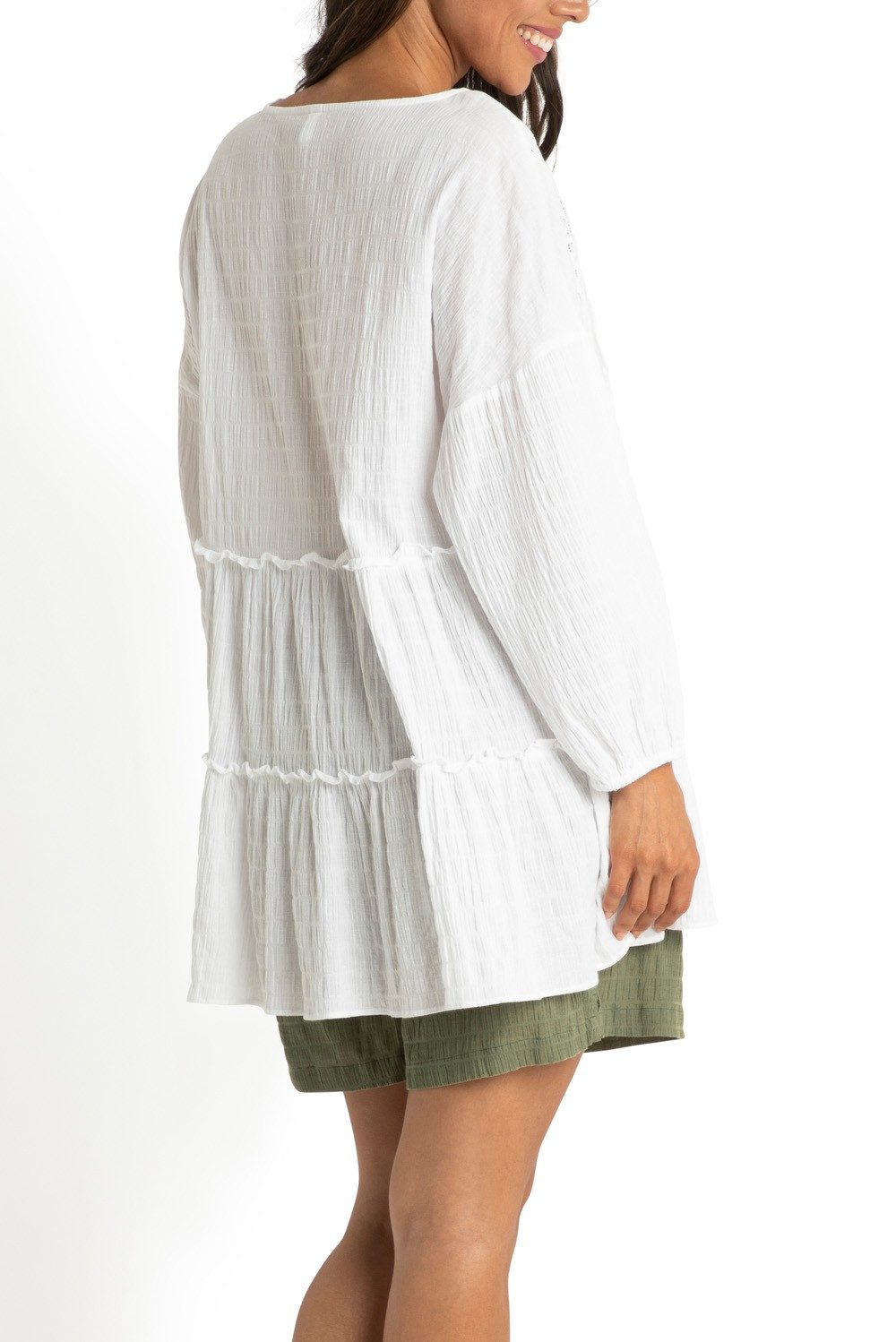 Monaco Flow Top-White