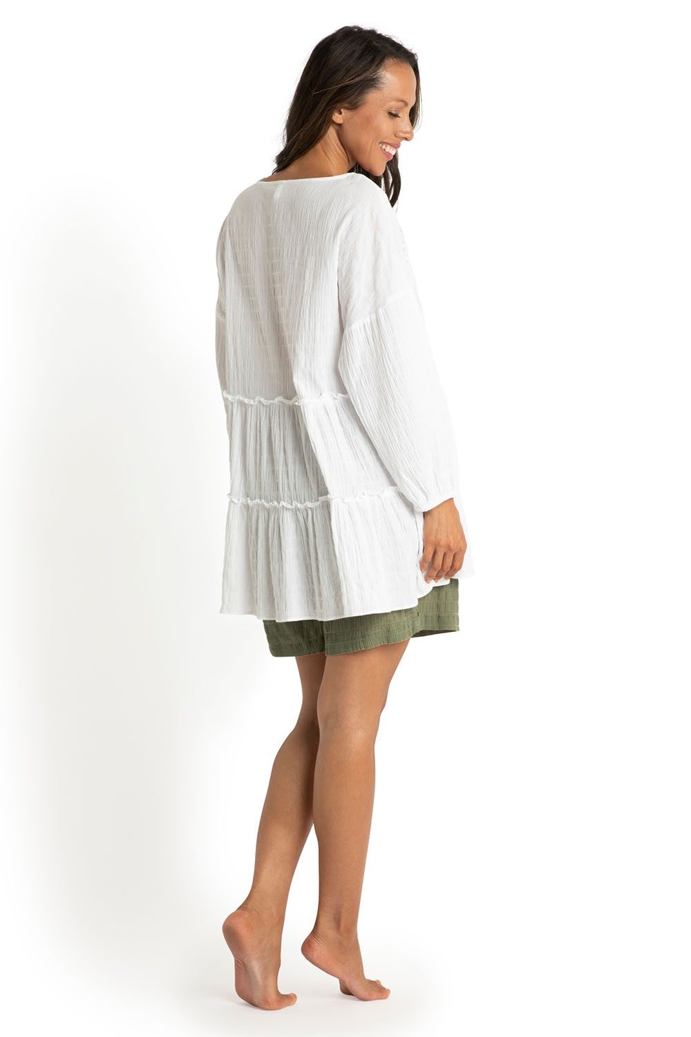 Monaco Flow Top-White