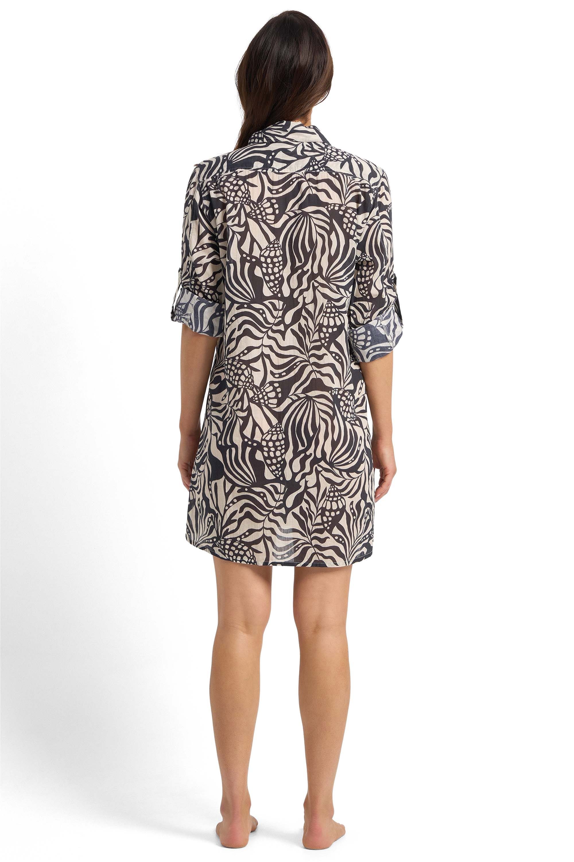 Seashells Button Through Shirt