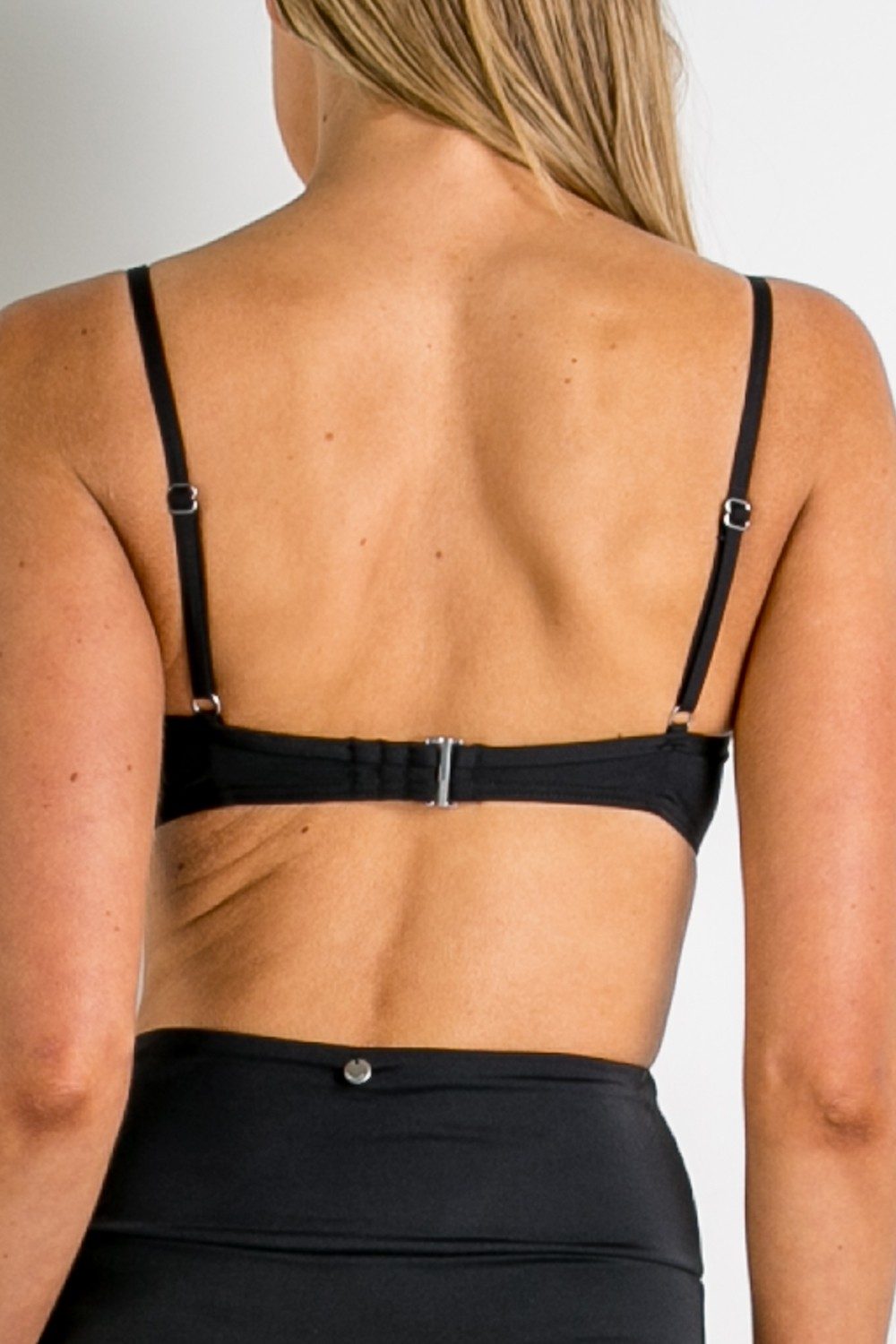 Basix D Moulded Push Up Bra-Black