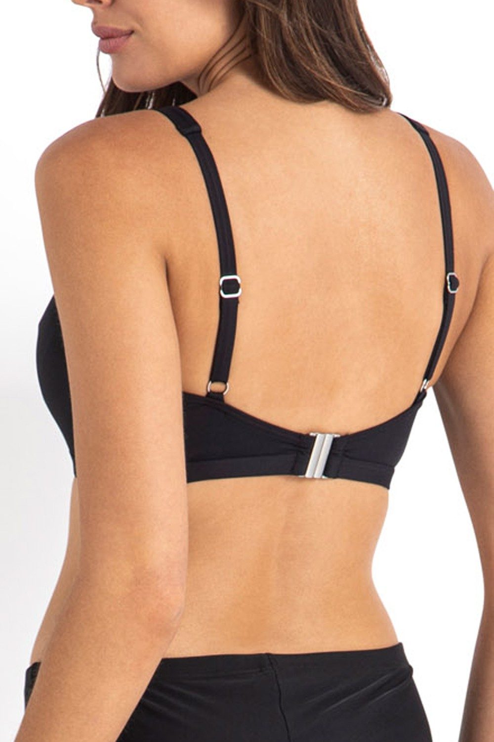 Basix DD-E Soft Strap Bra-Black