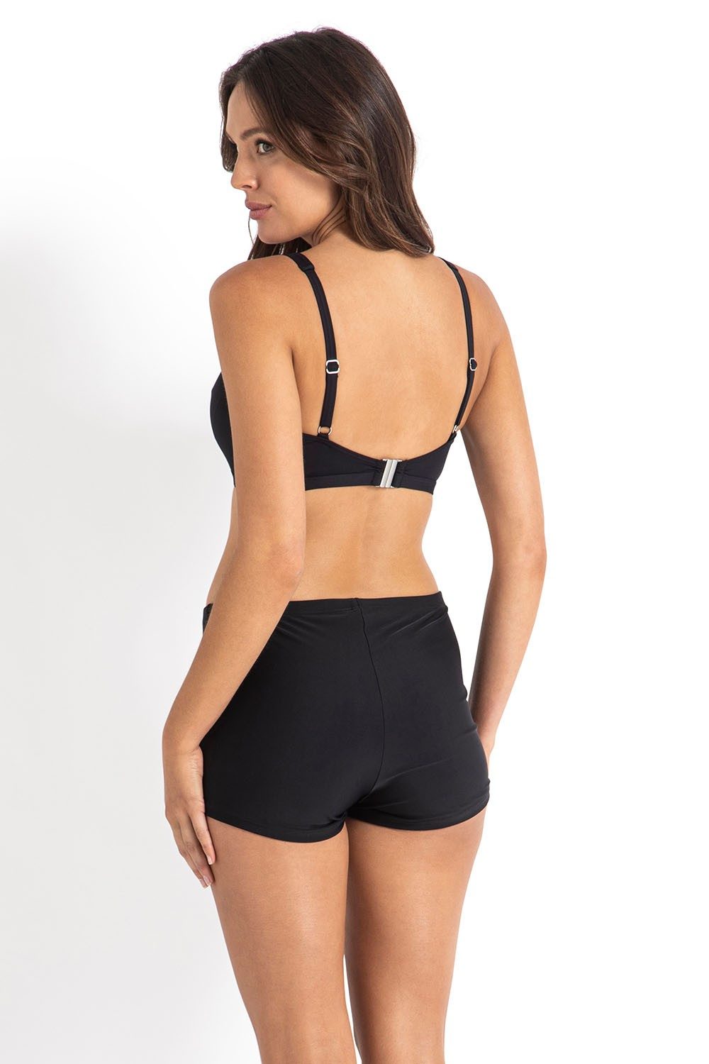 Basix DD-E Soft Strap Bra-Black