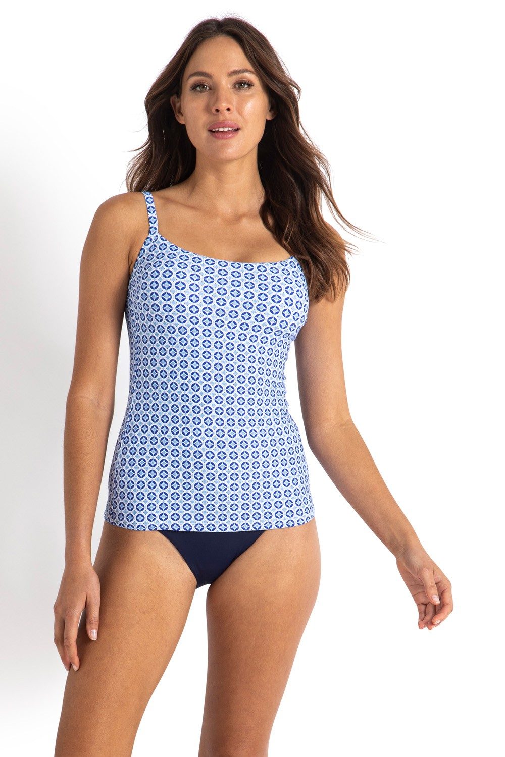 Geo Classic Singlet-Blue
