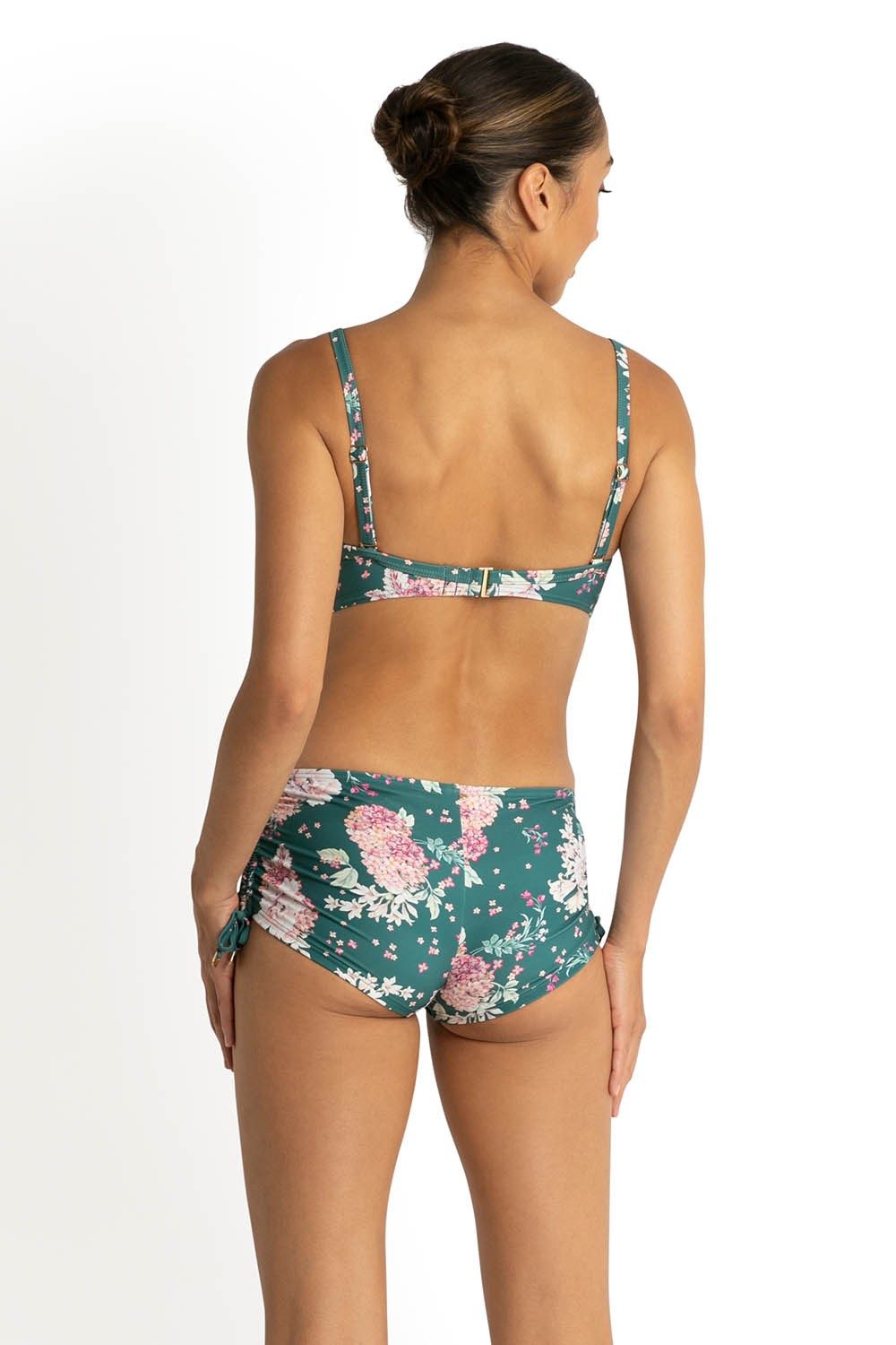 Notting Hill Twist Front Bralette-Spruce