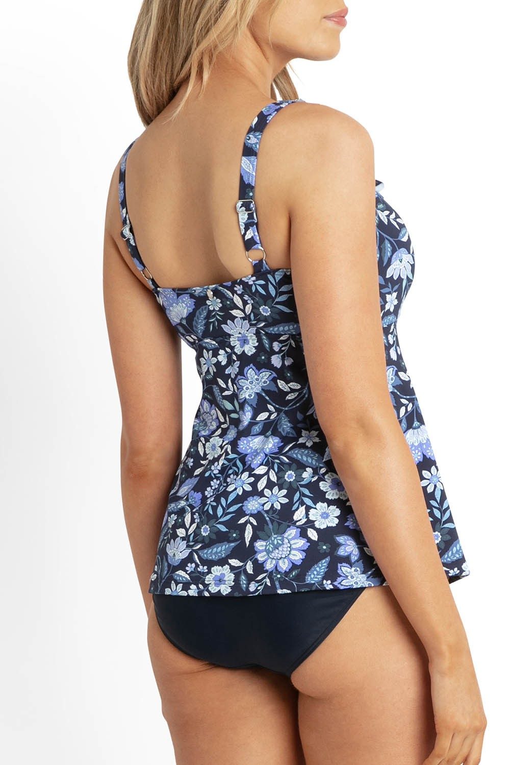 Provence E-F Frill Singlet-Ink