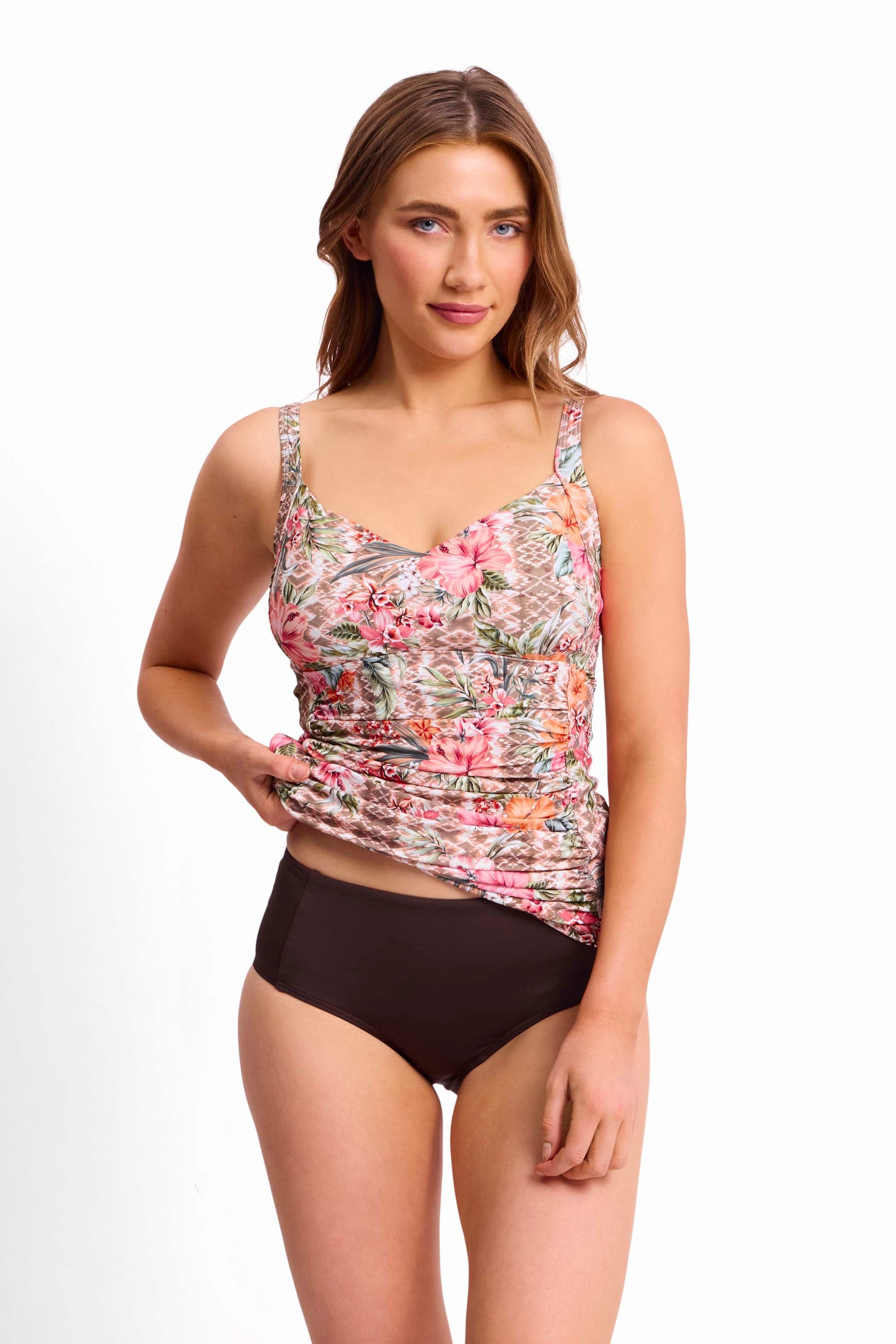 Mai Tai DD-E Underwire Singlet-Mocha