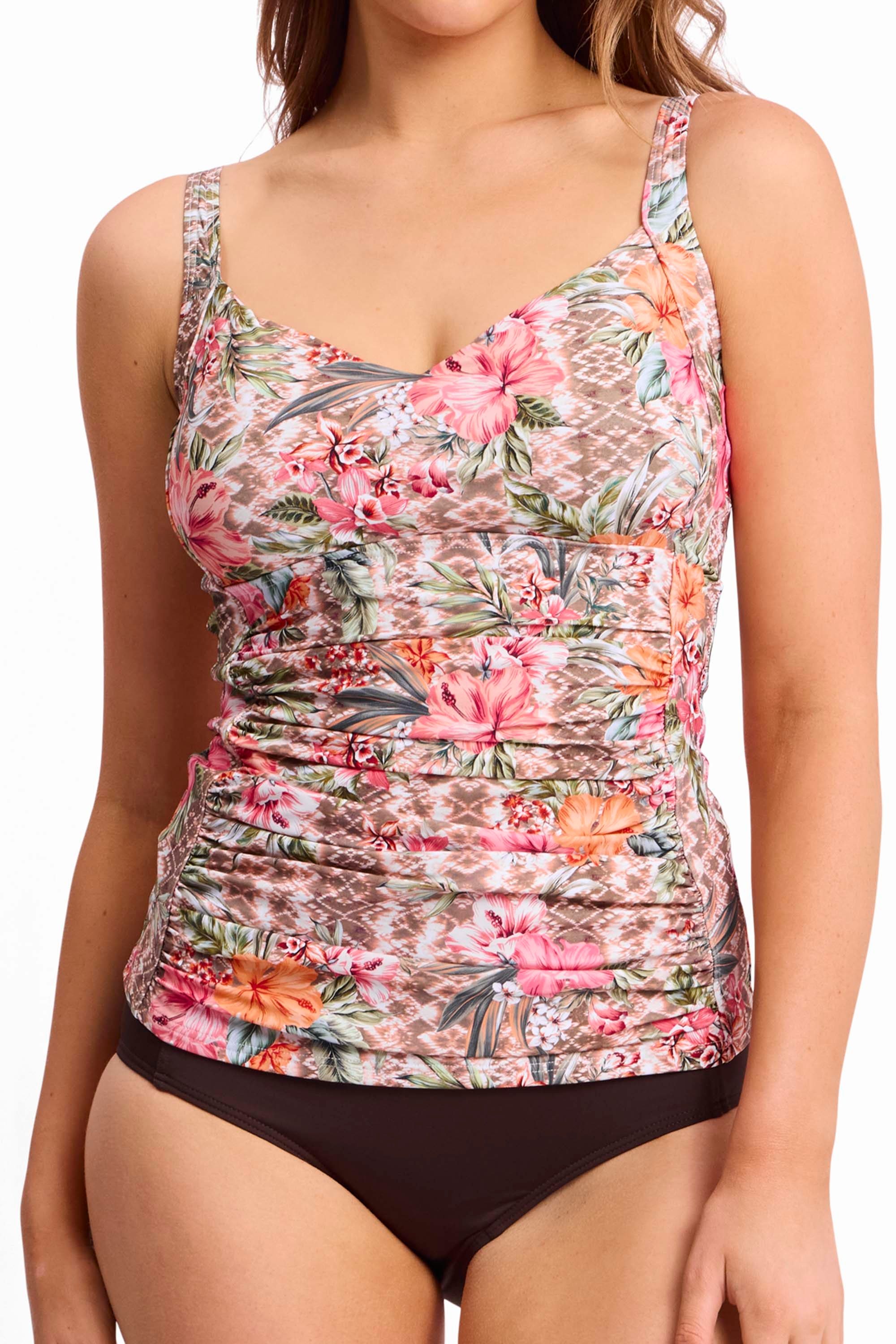 Mai Tai DD-E Underwire Singlet-Mocha