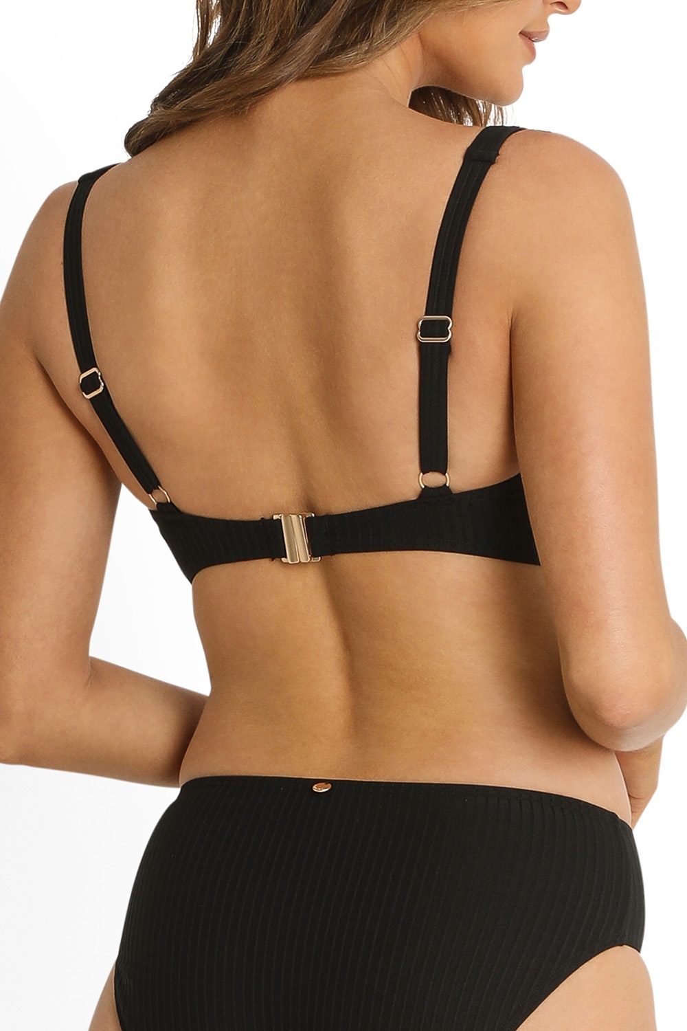 Reset DD-E Tri Bikini Top-Black