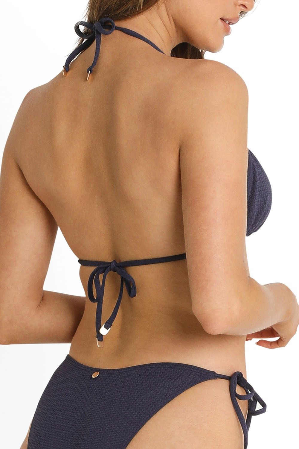 Coachella Tri Bikini Gold Top-Ink