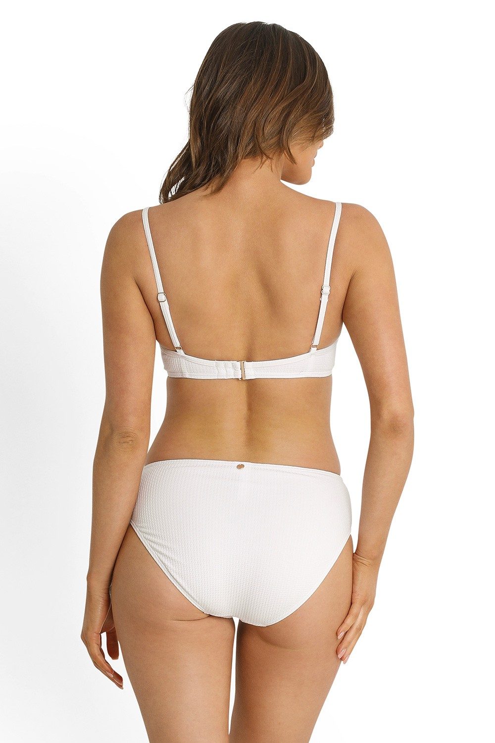 Coachella D Moulded Push Up Bra-White