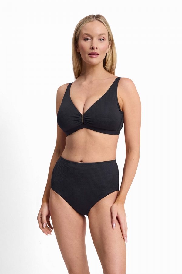 Pisces E-F Bar Bikini Top Black