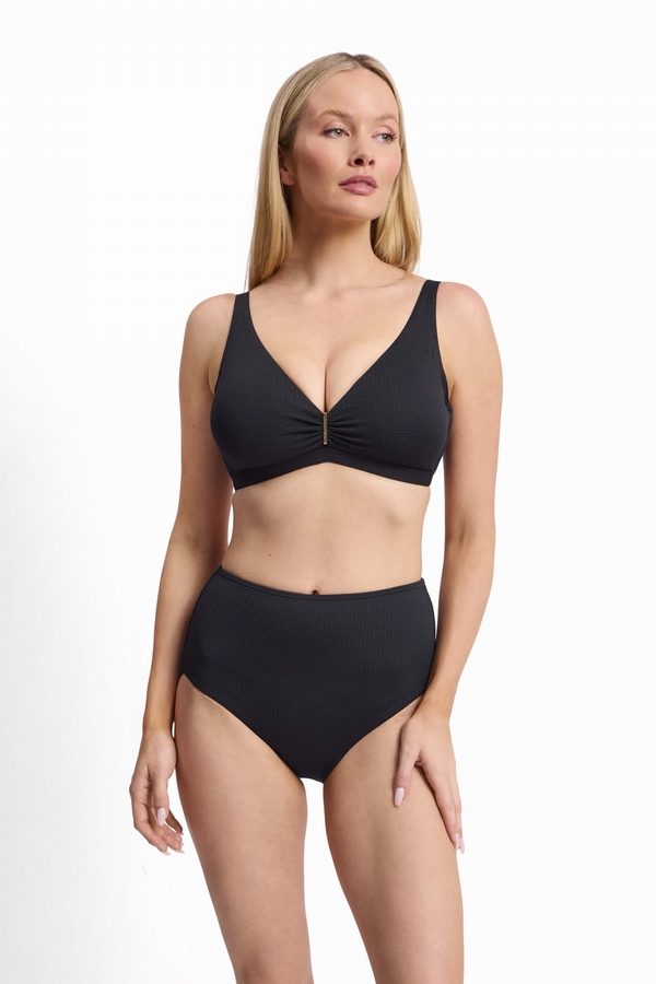 Pisces E-F Bar Bikini Top Black