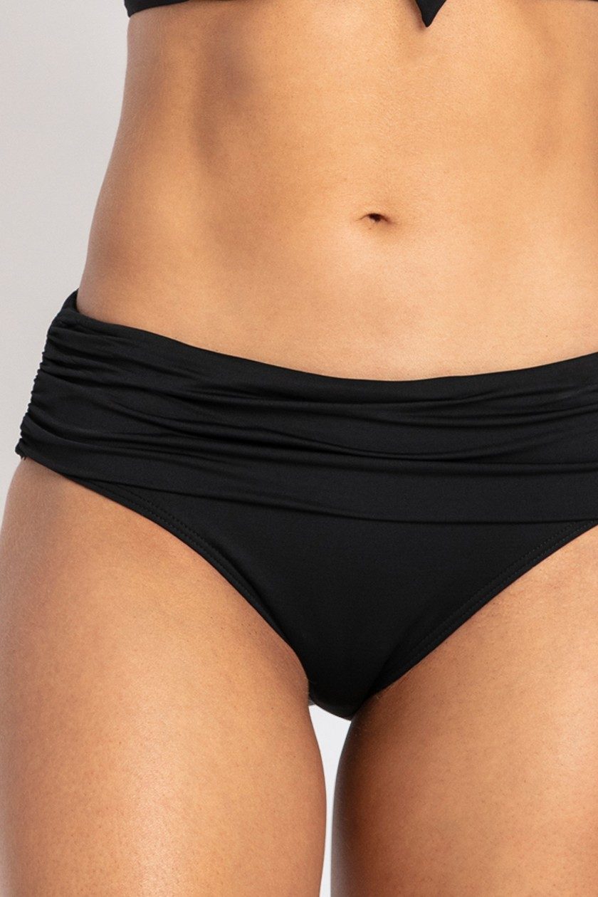 Basix Roll Top Pant-Black