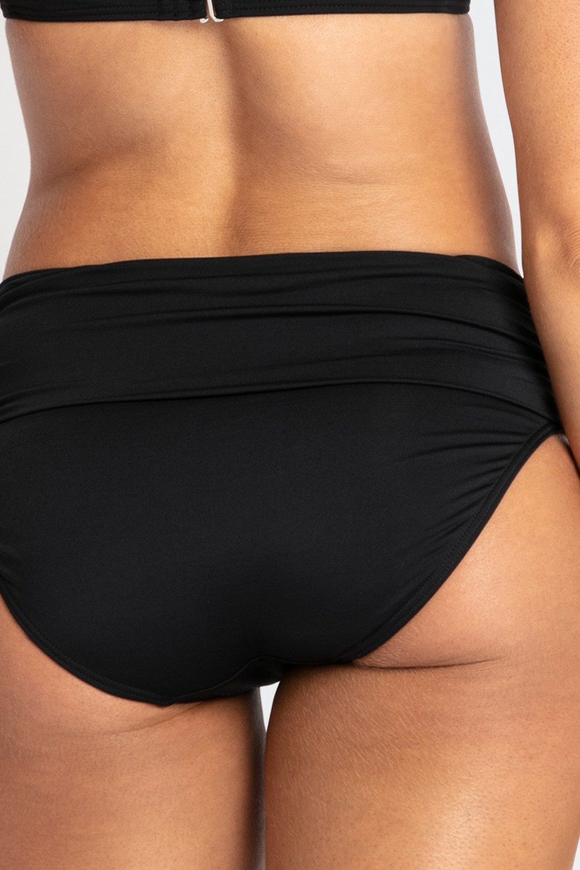 Basix Roll Top Pant-Black