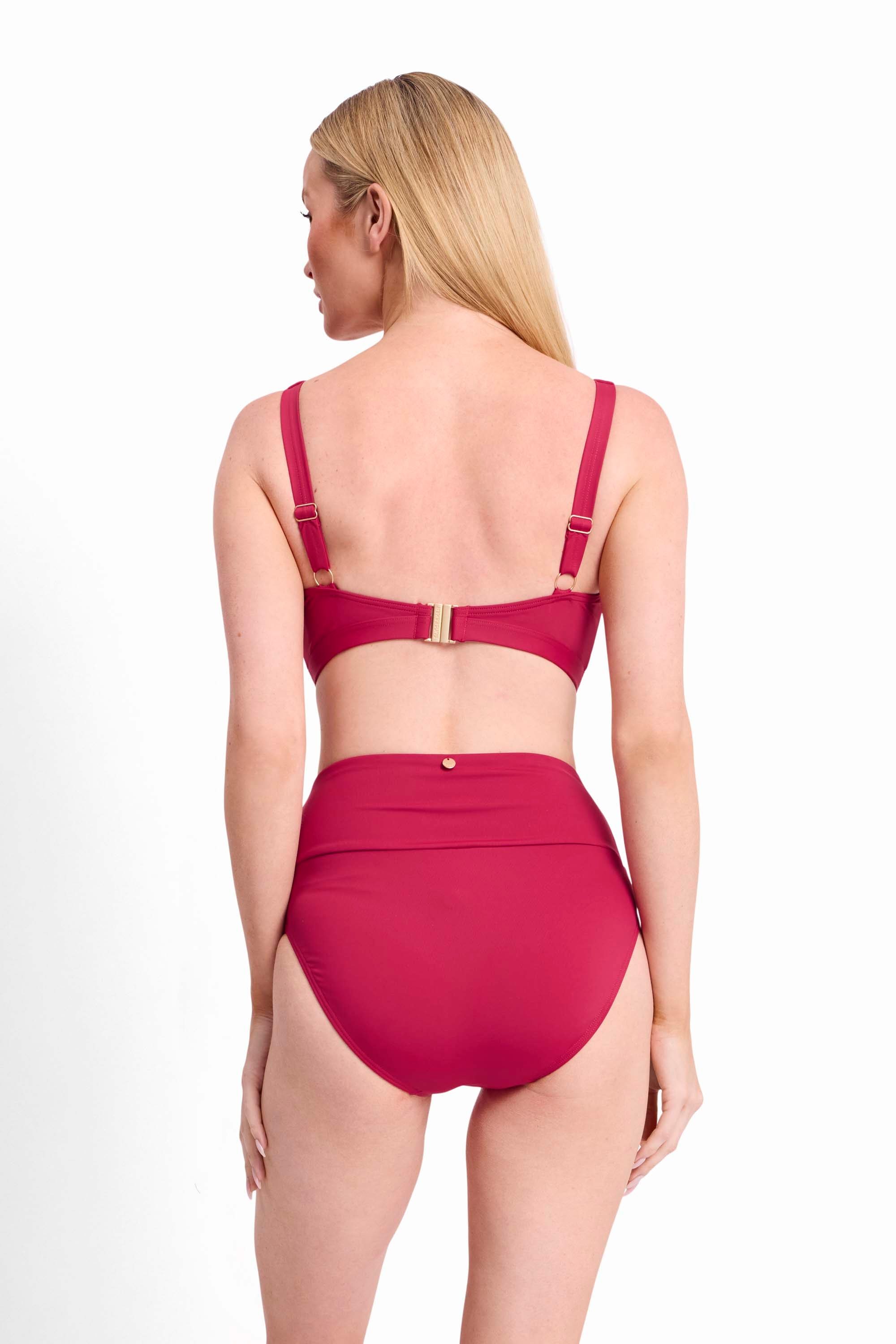 Basix Super Firm High Rise Pant-Sangria