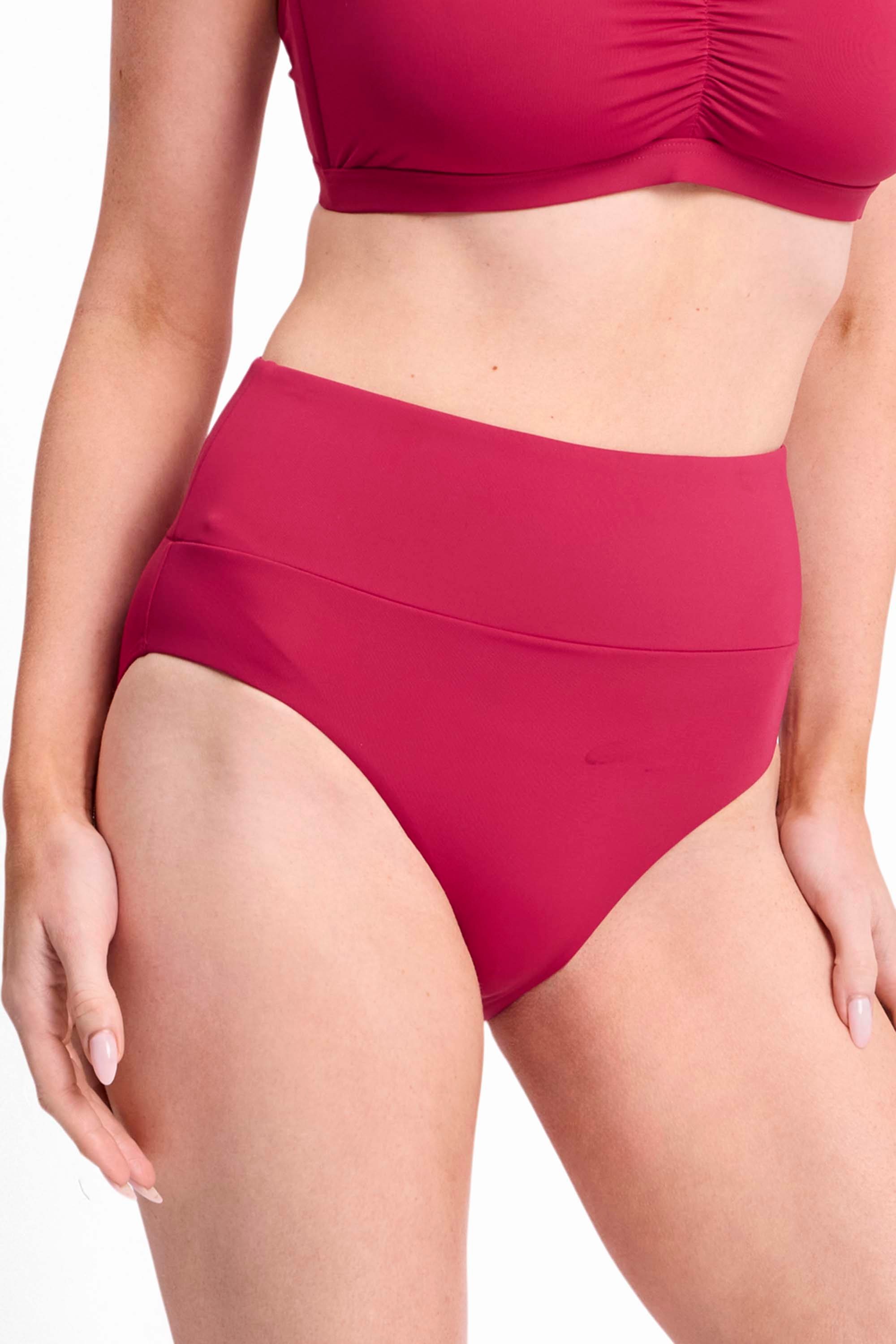 Basix Super Firm High Rise Pant-Sangria