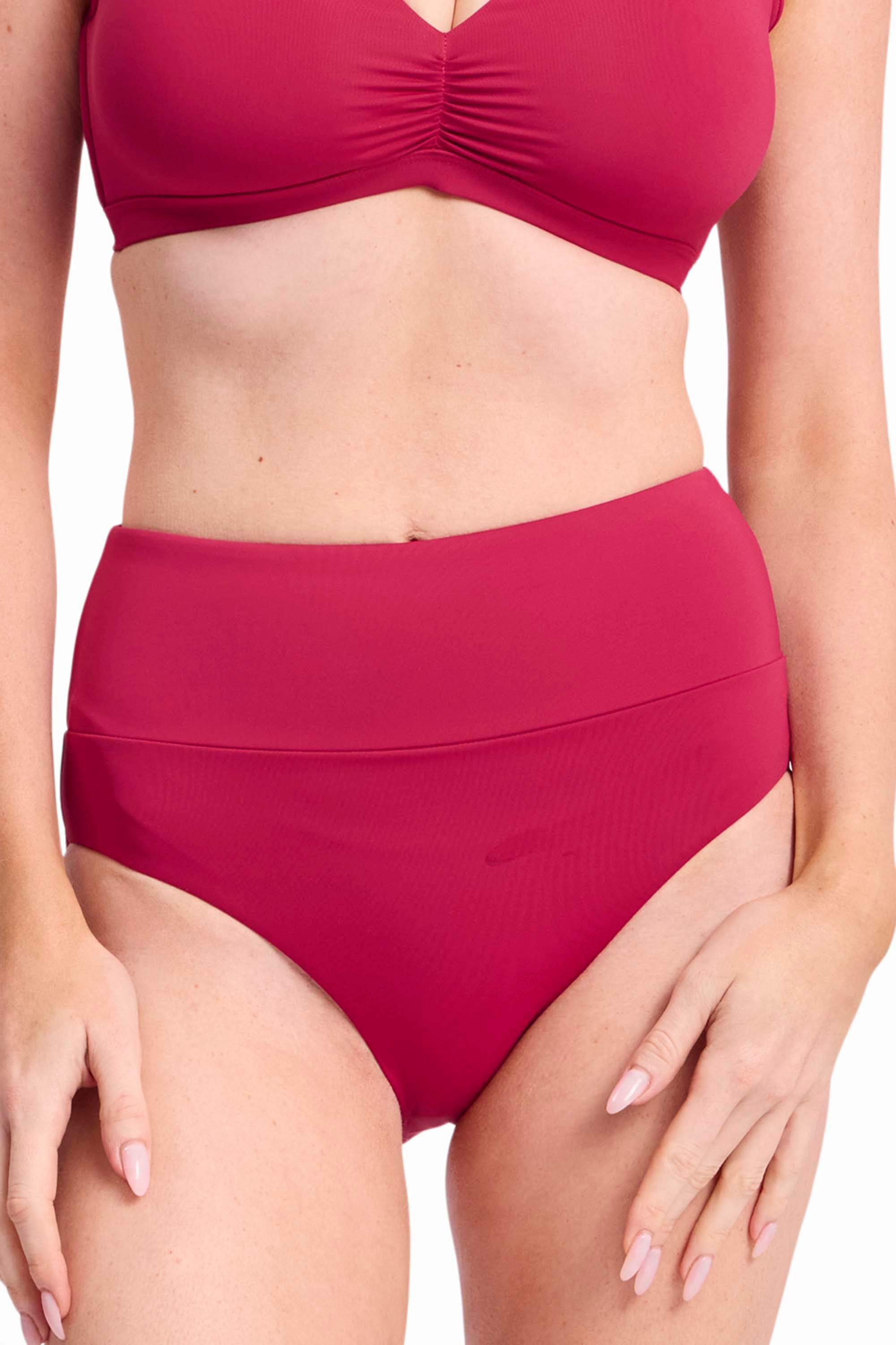 Basix Super Firm High Rise Pant-Sangria