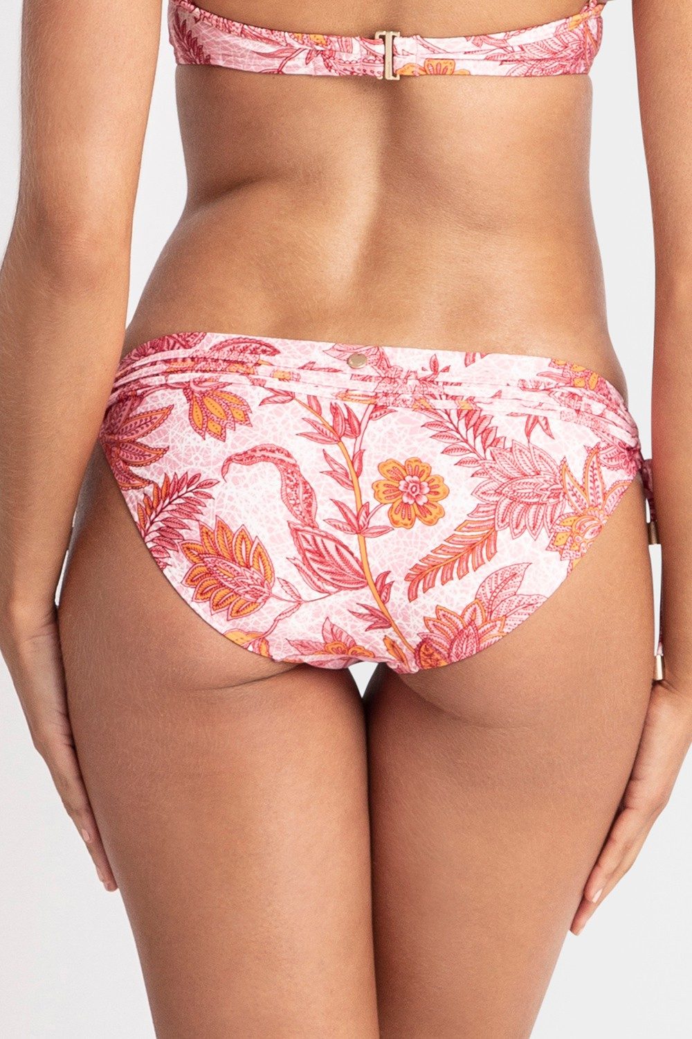 Malolo Tie Side Pant-Coral