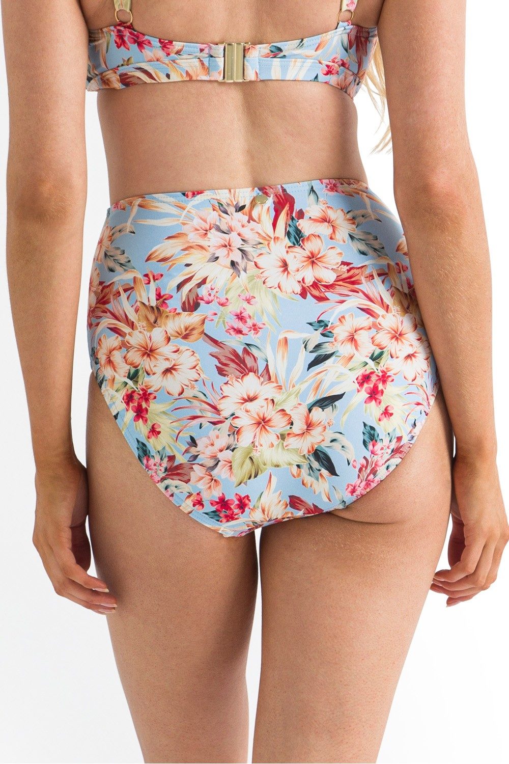 Patonga Gathered Retro Pant-Seafoam