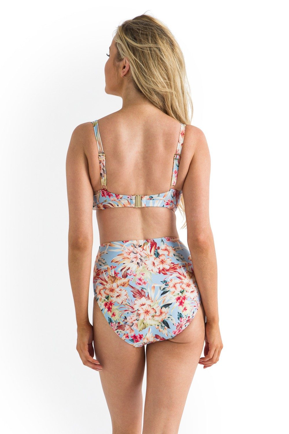 Patonga Gathered Retro Pant-Seafoam