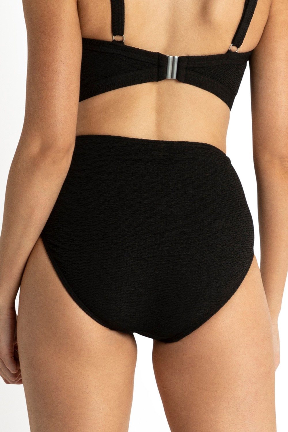 Wave High Waist Pant-Black