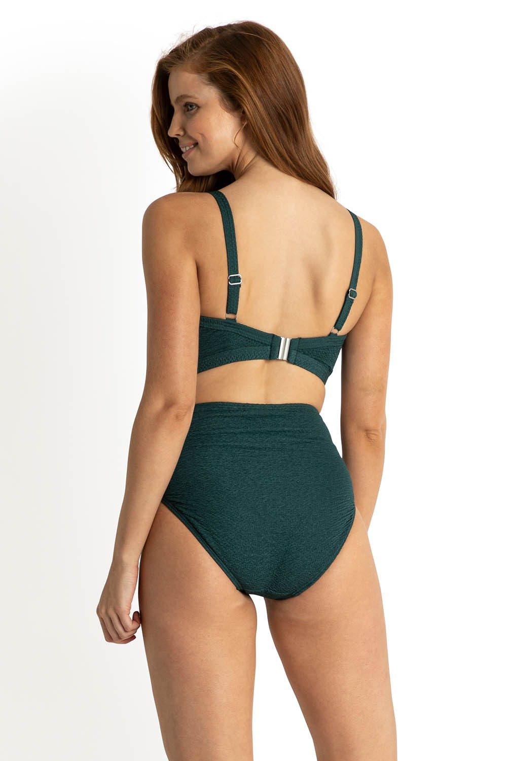 Wave High Waist Pant-Hunter