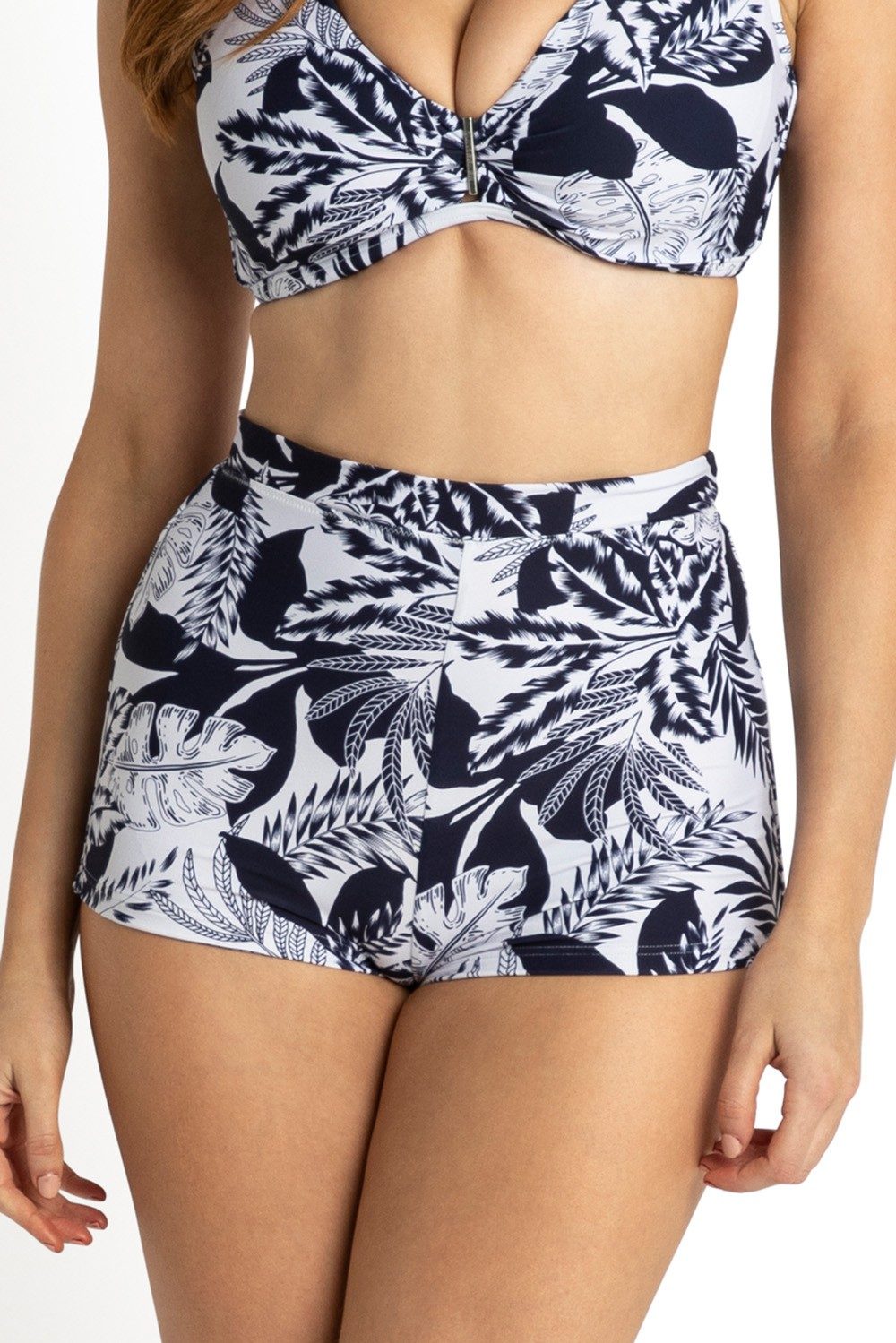 Bali High Waist Boyleg Pant-Ink