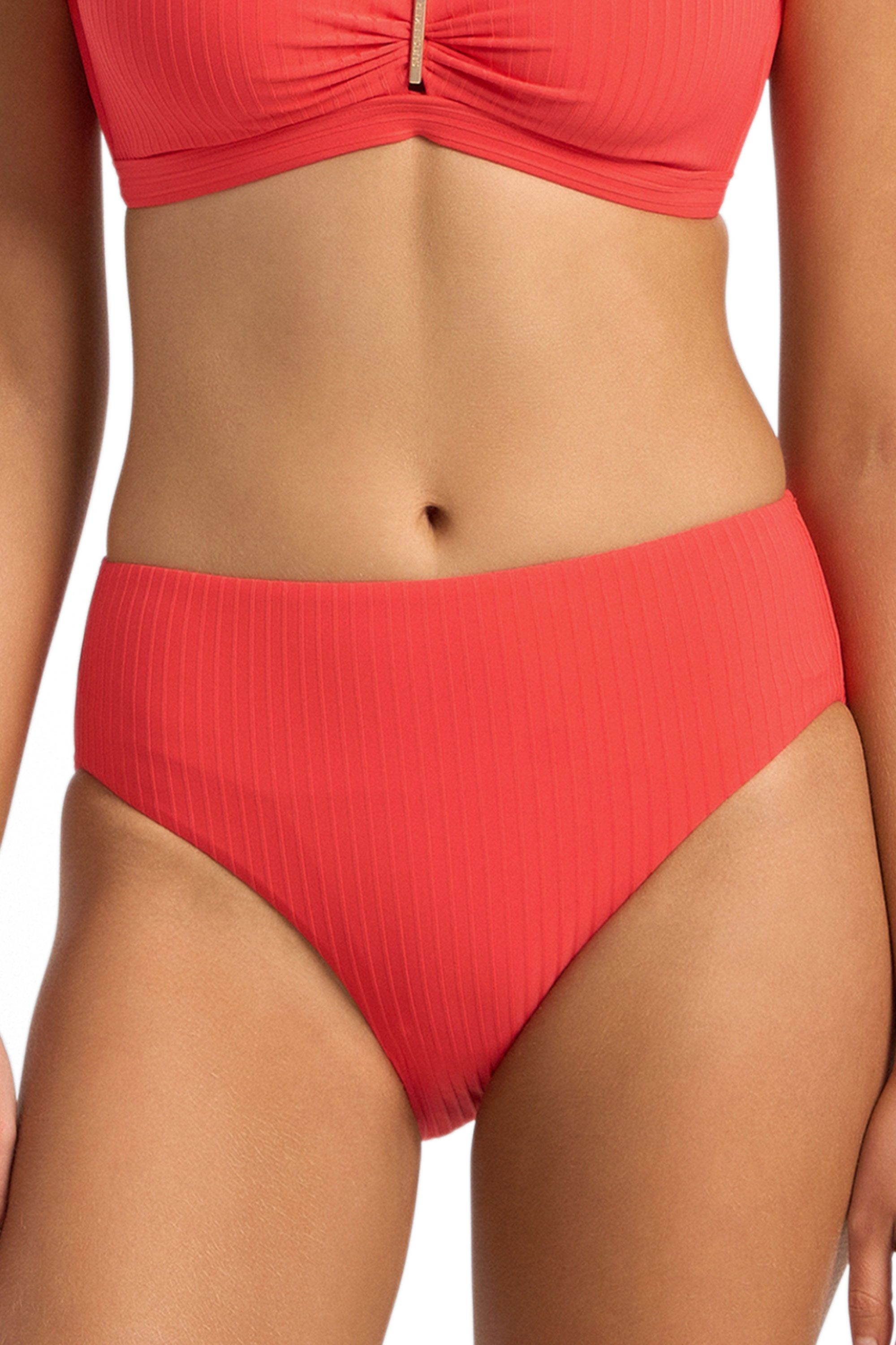 Reset Mid Rise Pant-Red