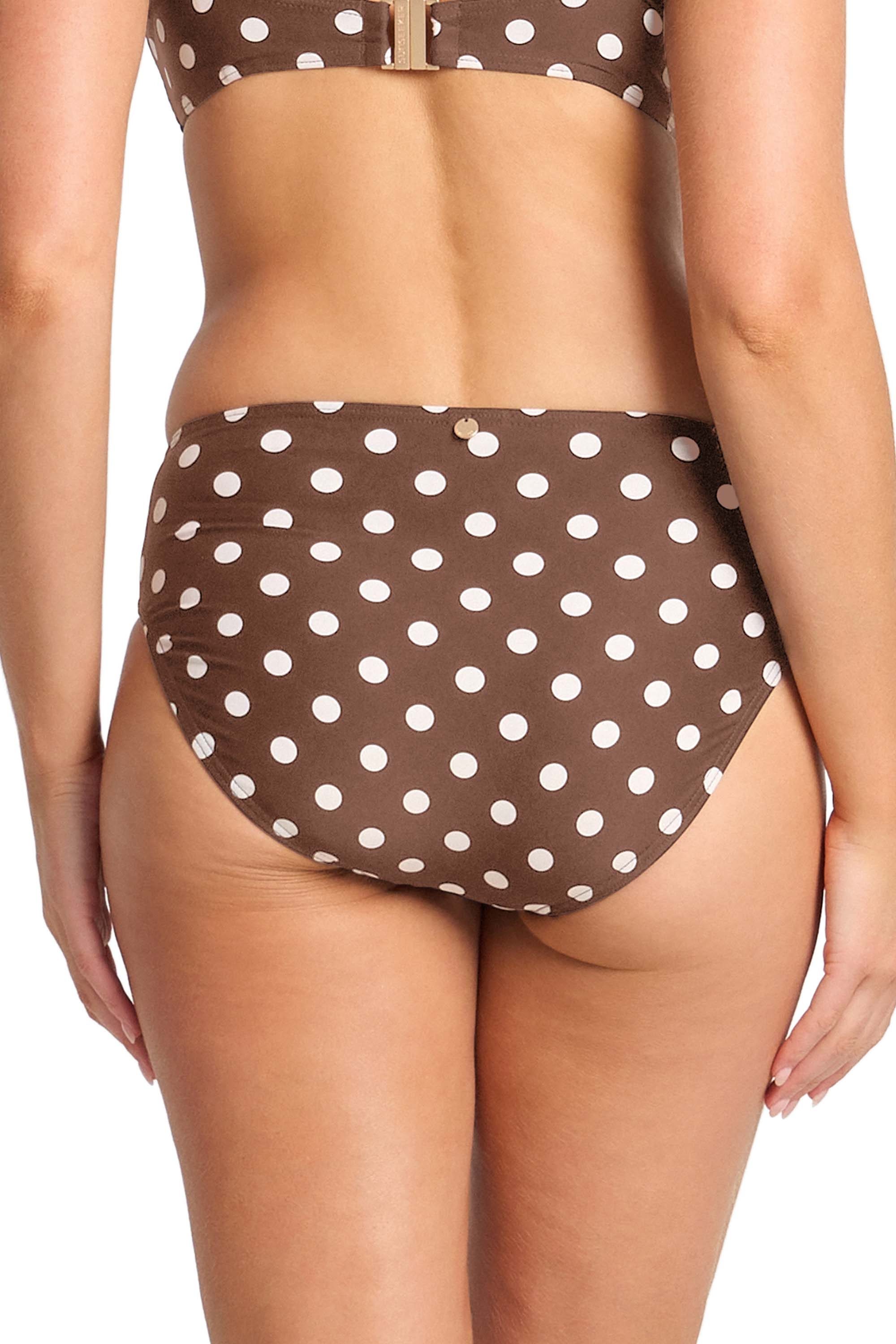 Seoul Ruched Mid Rise Pant-Mocha