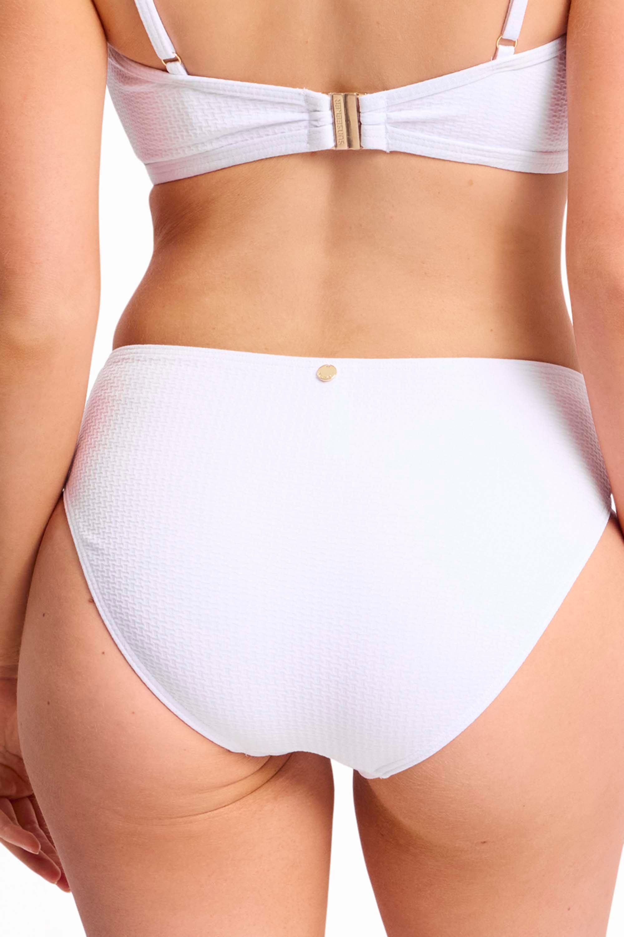 Pisces Mid Rise Pant-White