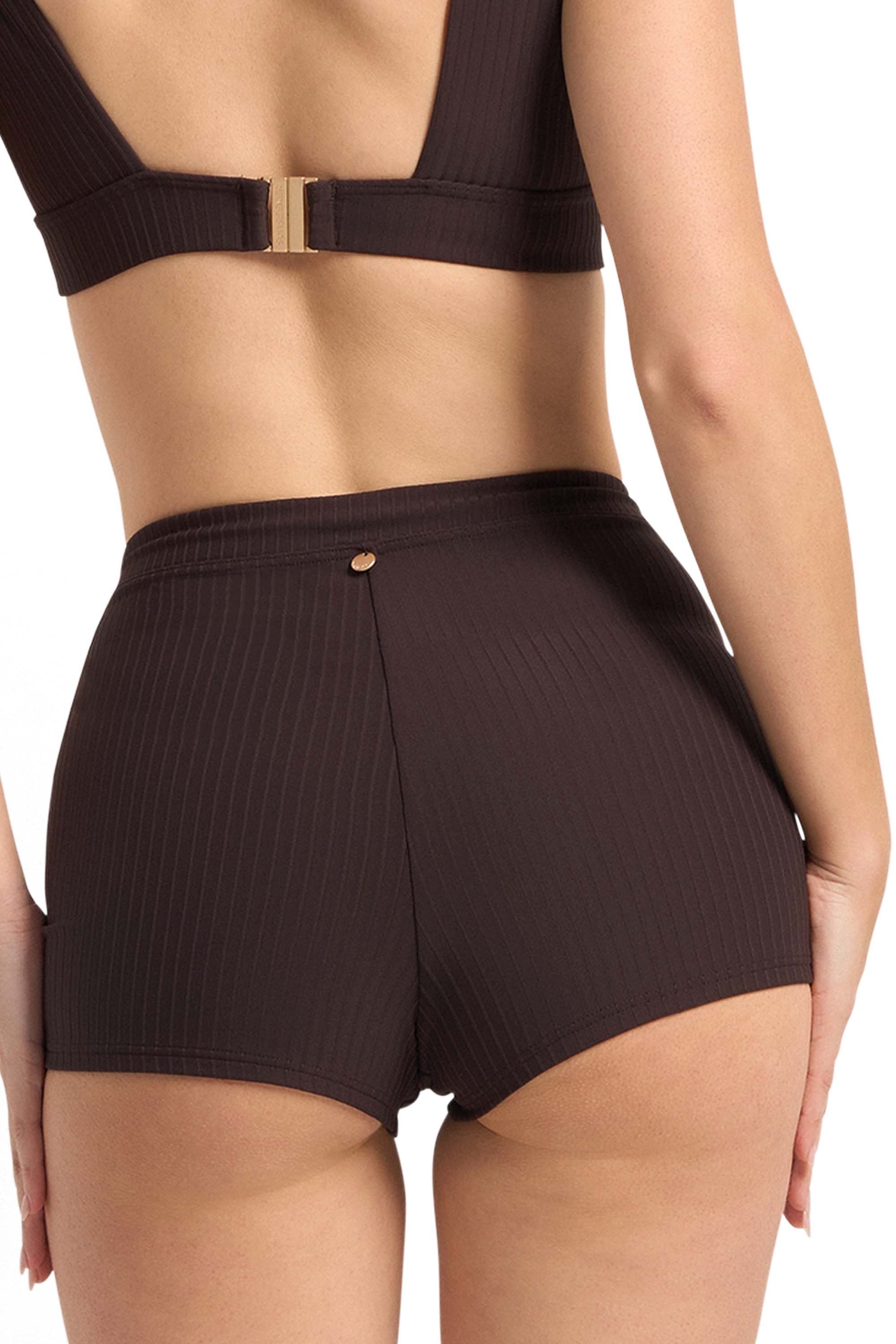 Reset High Waist Boyleg Pant-Coco