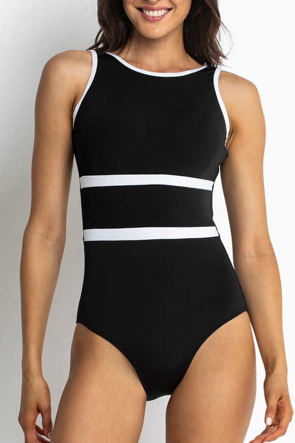 designer high neck swimsuits