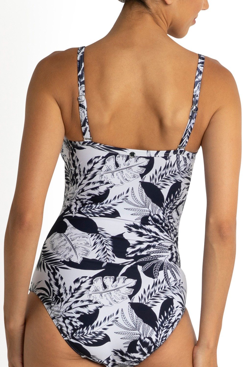 Bali Twist Front One Piece-Ink