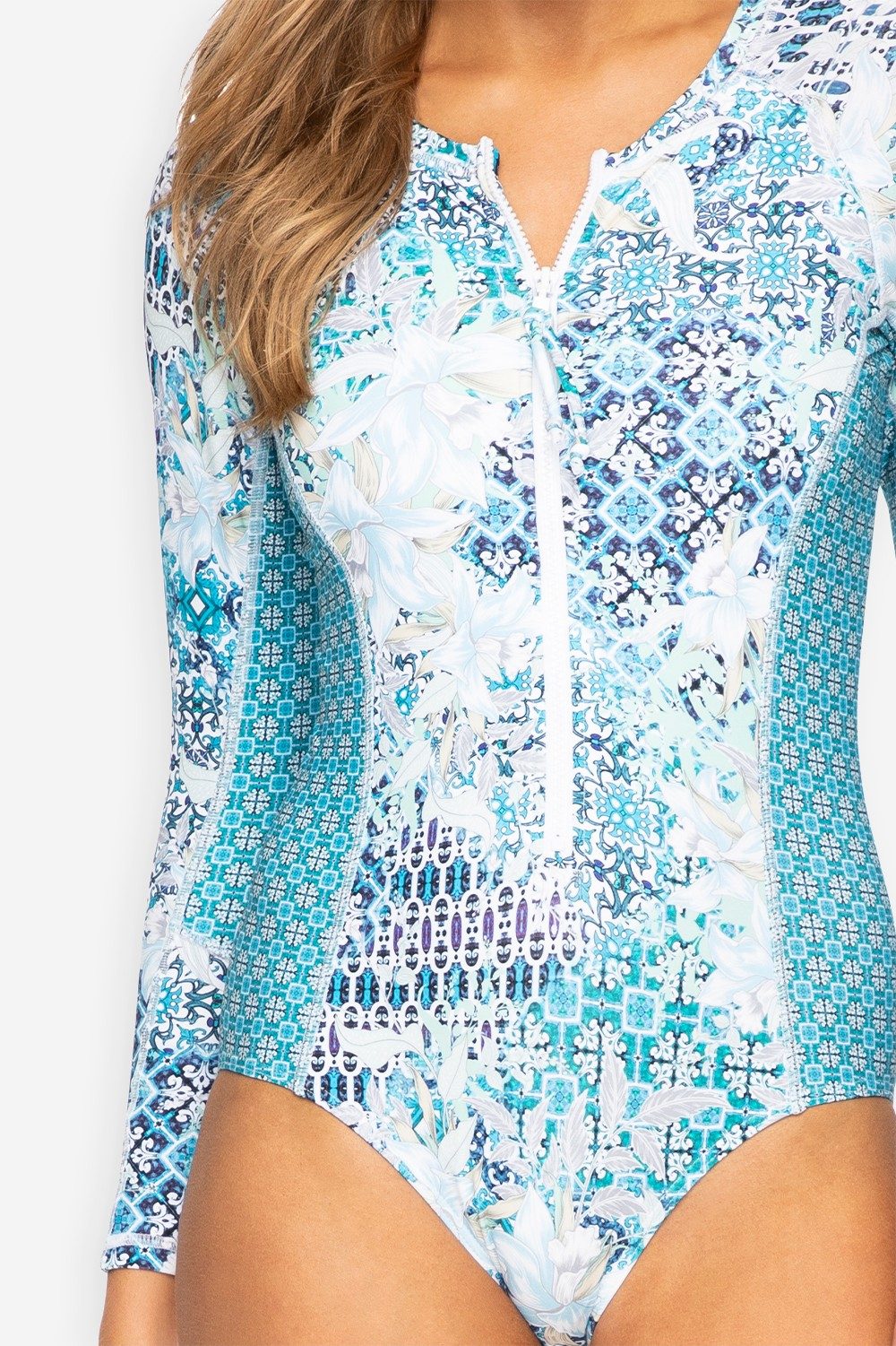 Fresco Surf Ryder One Piece-Petrol