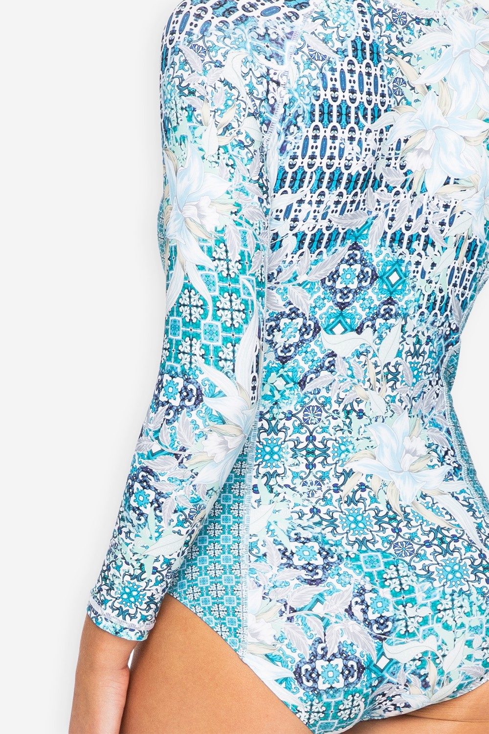 Fresco Surf Ryder One Piece-Petrol