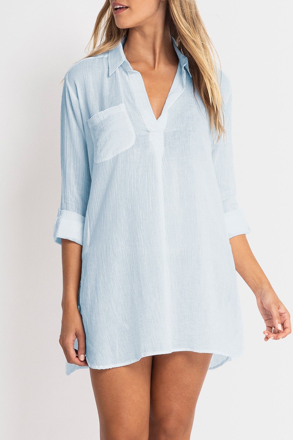 Resort Painters Shirt-Sky