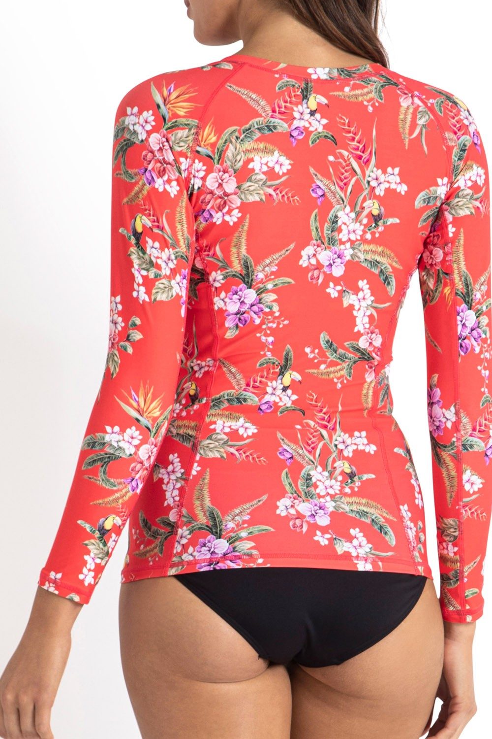 Brazil Long Sleeve Rashie-Coral