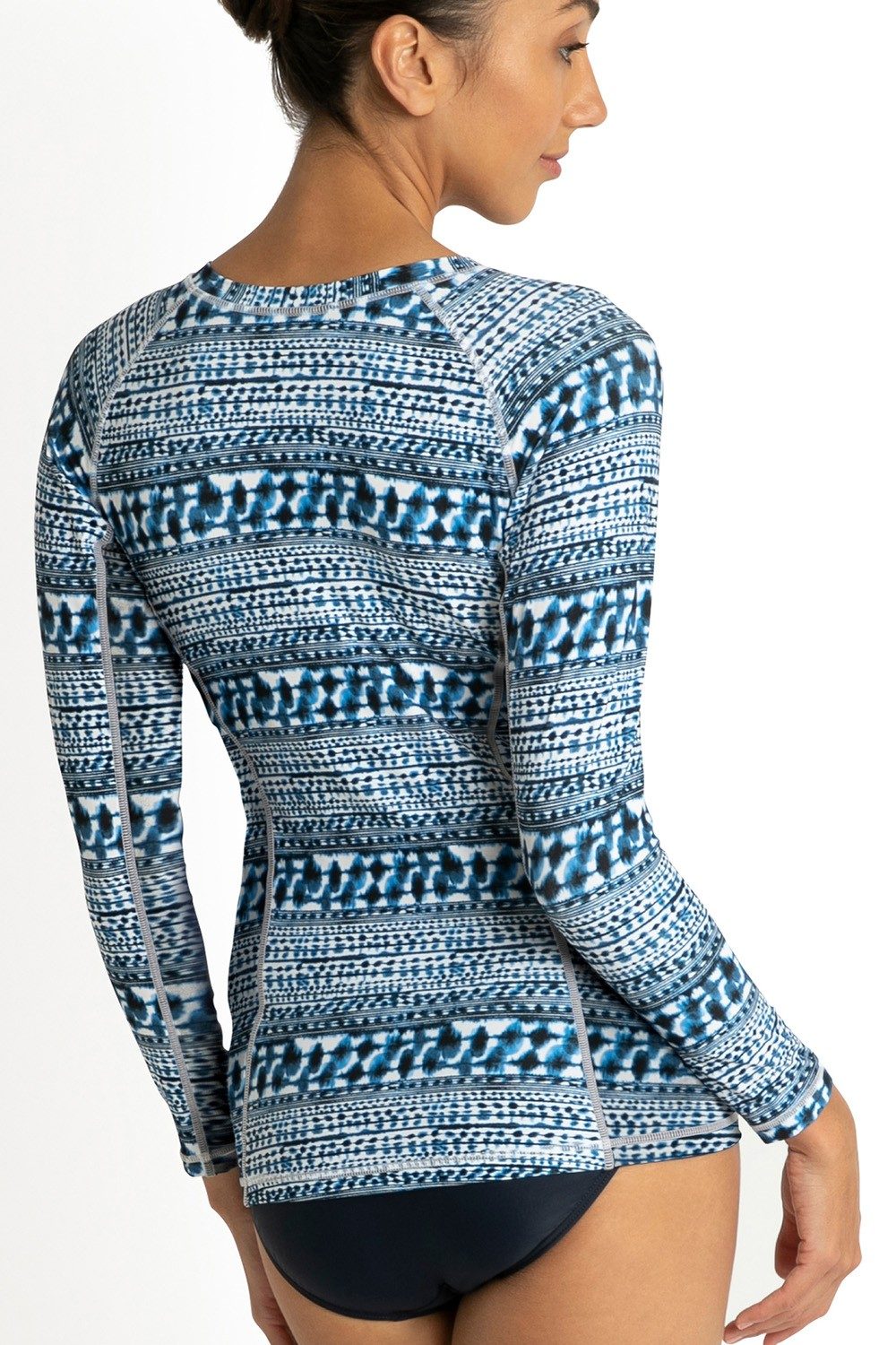 Byron Bay Zip Front Rashie-Ink