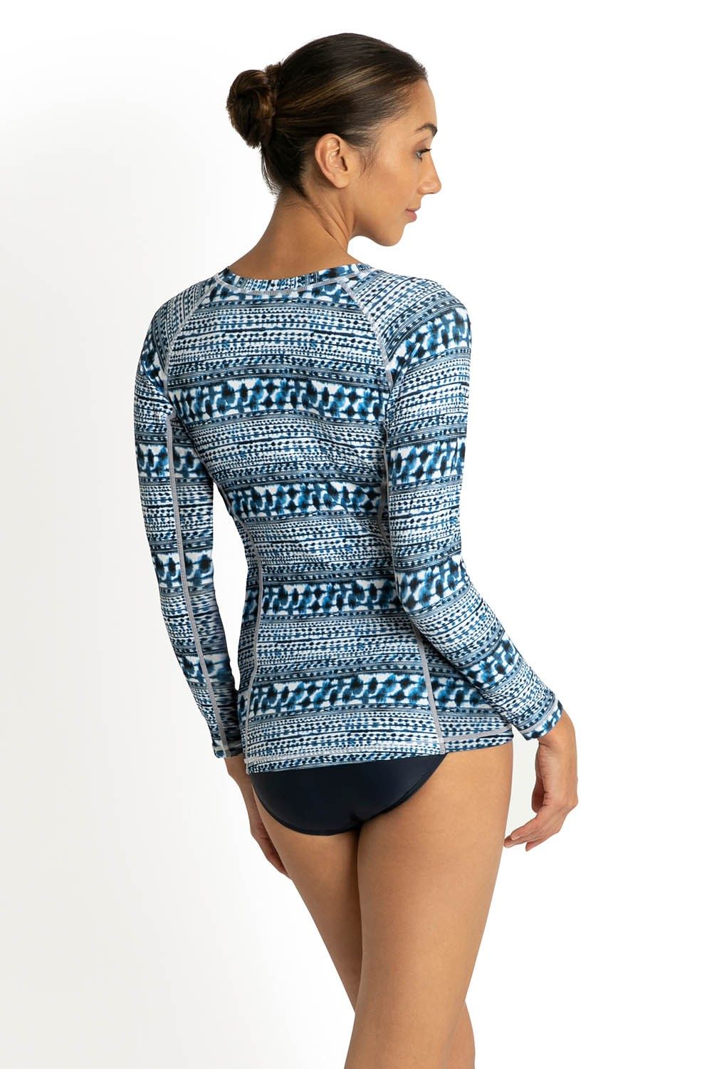 Byron Bay Zip Front Rashie-Ink