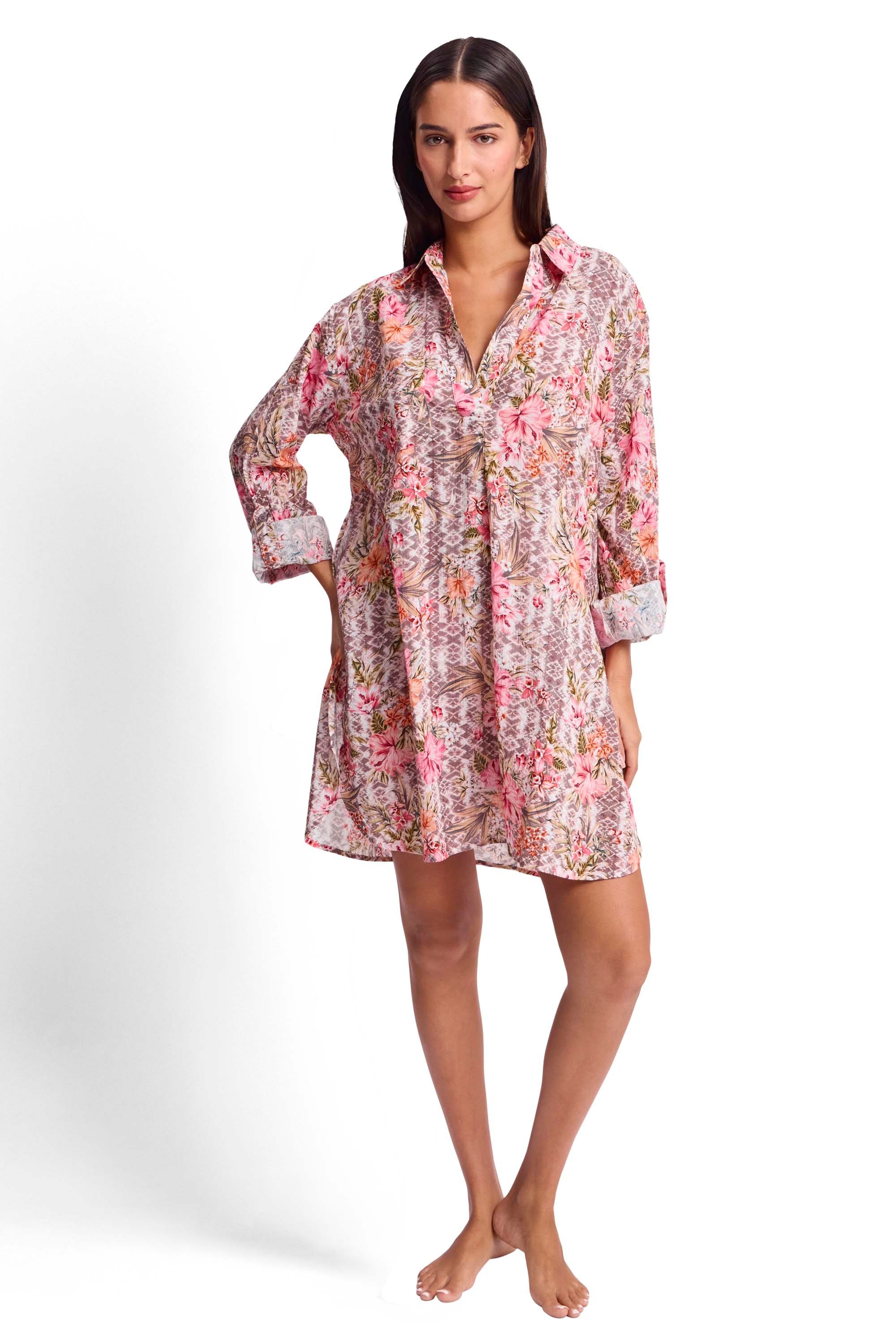 Mai Tai Painters Shirt-Mocha