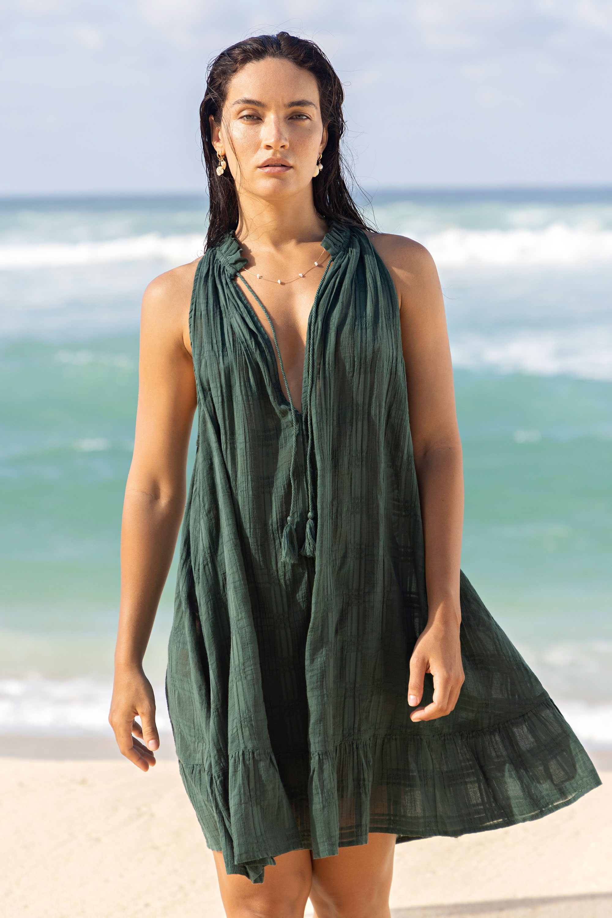 Picnic Throw Over-Seaweed