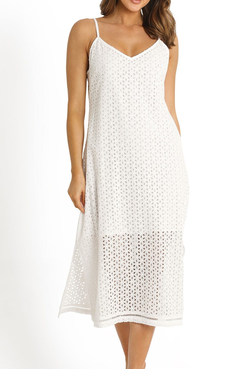 Soho Slip Dress-White