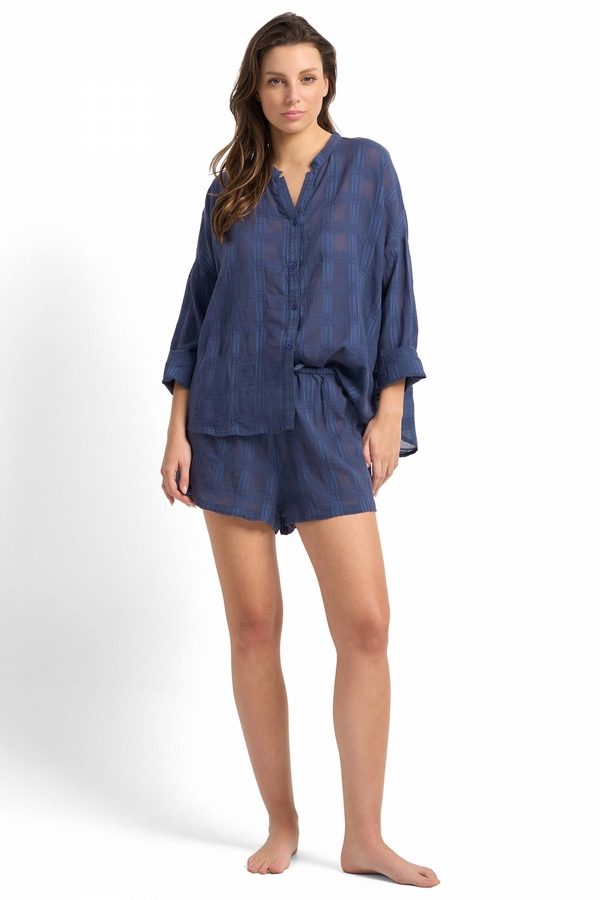 Picnic Soft Collar Button Shirt Midnight